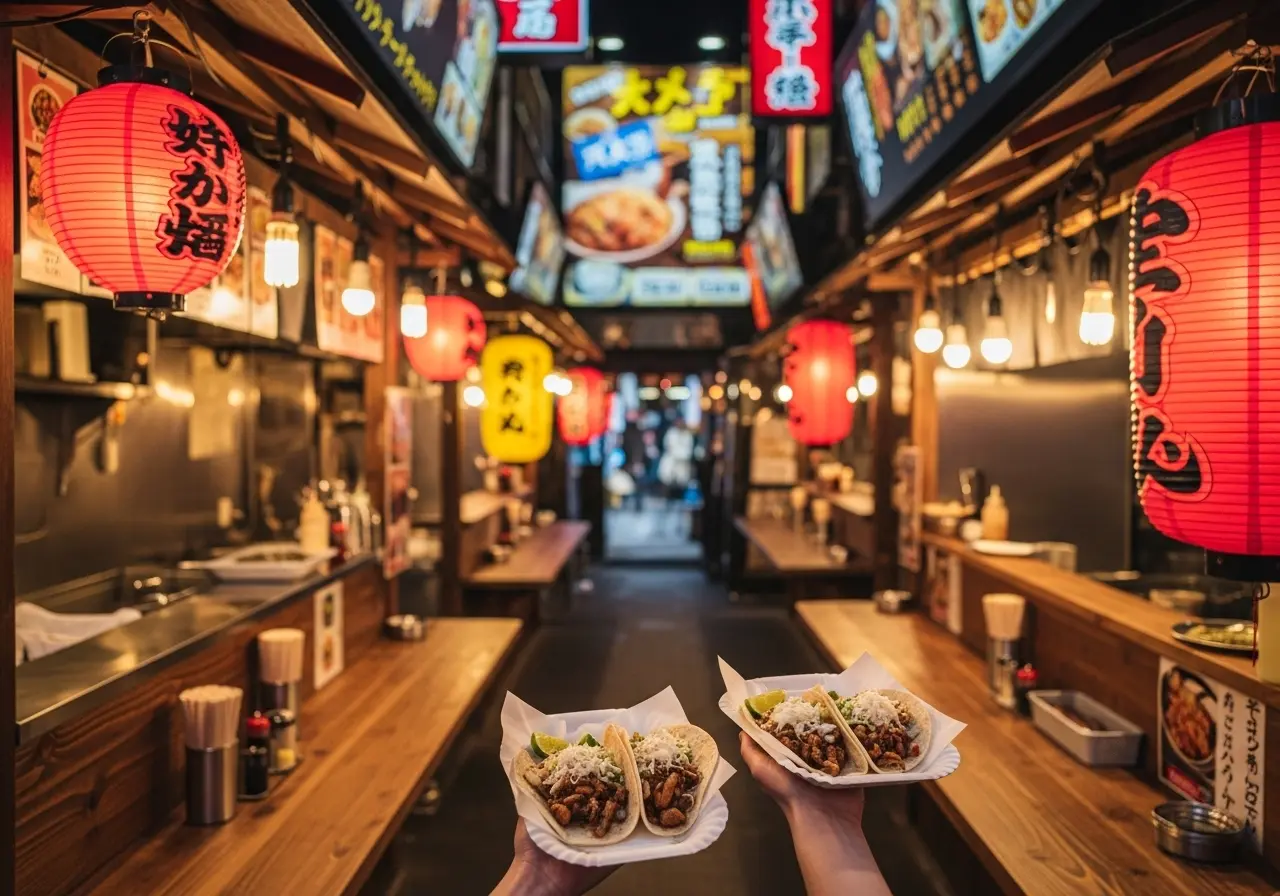 道頓堀屋台村×タコスの相性が良い理由