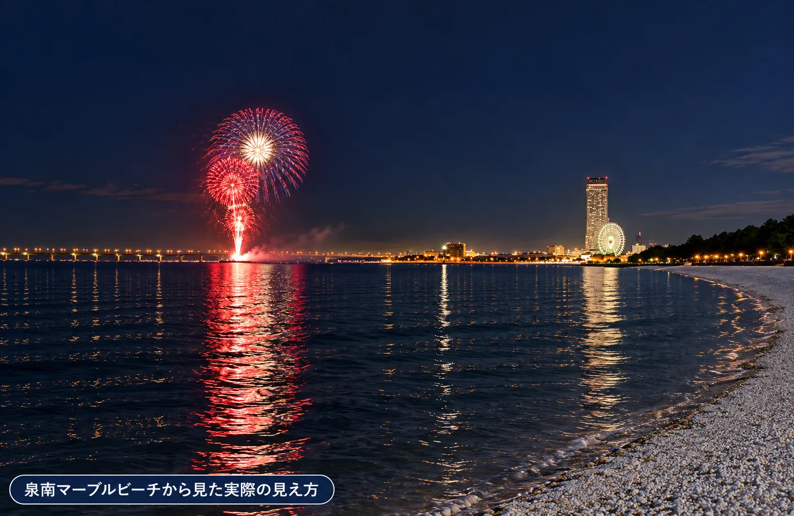 大阪芸術花火2026の穴場候補は泉南マーブルビーチ・ロングパーク