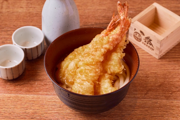 海老天うどん