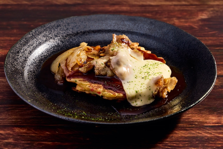 ミニ豚お好み焼き