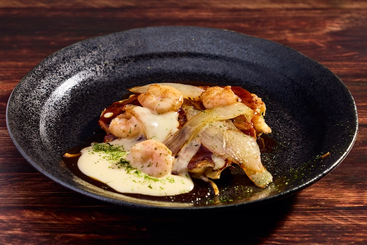 ミニガーリックシュリンプお好み焼き