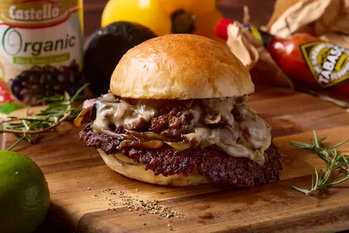 近江牛牛100% 和風すき焼きスマッシュバーガー